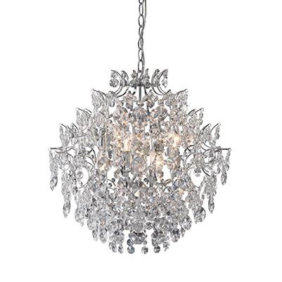 Klimatyczny zwis nad stół Sofiero 106544 wisząca lampa chromowana