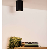 Spot LAMPA sufitowa TUBE 22952/11/30 Lucide regulowana OPRAWA metalowa tuba czarna