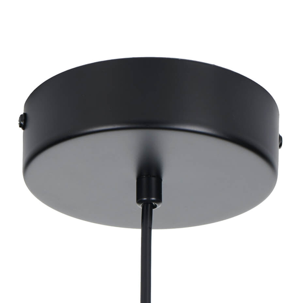 Salonowa lampa wisząca Elipse 60217A-S LED 12W 3000K okrągła czarny mat