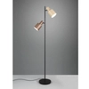 Lampa podłogowa ELIOR DL217419400 Trio z przełącznikiem nożnym beżowa brązowa