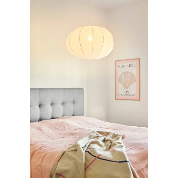 Wisząca lampa nad stół AERON 2312173001 okragła do salonu biały