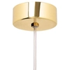 Loftowa LAMPA wisząca CUMULUS VERTICAL 10757705 Kaspa szklana OPRAWA modernistyczny zwis molekuły złoty biały