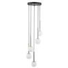 Lampa wisząca Daisy 40765 Sigma kaskada bubbles srebrna biała