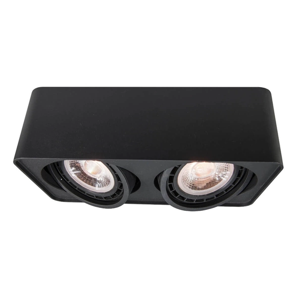 Prostokątna lampa sufitowa Paola AZ4134 downlight do holu czarna