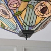 Lampa sufitowa Willow 70698 Interiors Tiffany do przedpokoju kolorowa