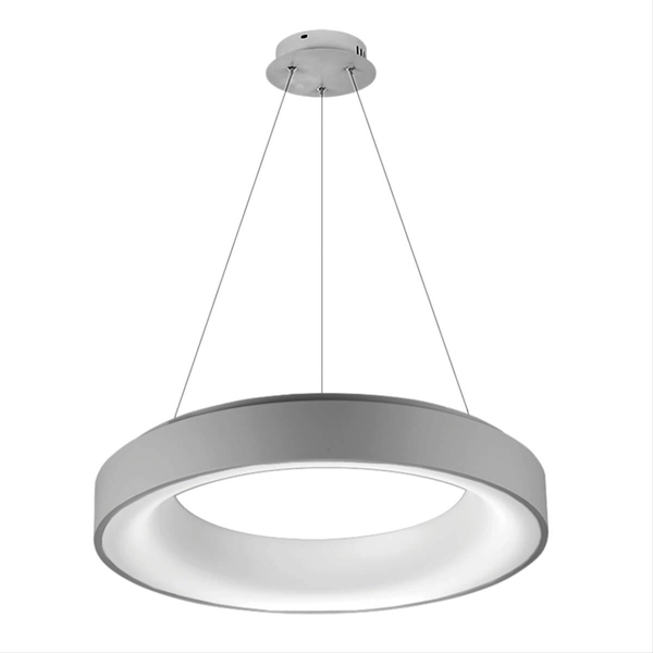 Zwisająca lampa biurowa Sovana AZ3444 LED 40W 2300-6500K pierścień szary