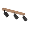 Reflektor sufitowy potrójny Top Wood 3292 TK Lighting okrągły drewniany