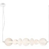 Wisząca lampa do sypialni DAPHNE ML0864 LED 40W 3000K biała złota