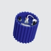 Sufitowa lampa tuba AURA SL.1809 ryflowana niebieska GU10