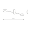 Industrialna LAMPA sufitowa ORBIT 7943 Nowodvorski metalowe kinkiet do kuchni czarny