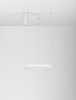 Lampa wisząca okrągła ZACAPU LE42795 pierścień LED 30W 3000K biały