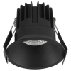 Podtynkowa lampa sufitowa ARAMIEL LE65111 LED 13W 2700K czarna