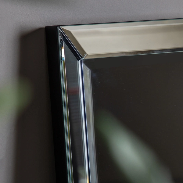 Podłużne lustro do sypialni Luna 5055999251990 szklane srebrne