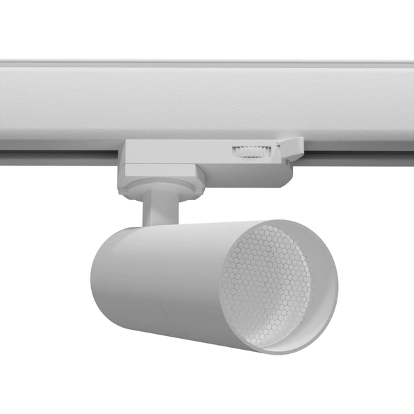 Sufitowa lampa 3-fazowa regulowana LARA MYL.00563 z żarówką tuba biały