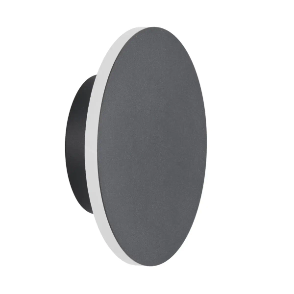 Kinkiet ścienny minimalistyczny NYX ST-8293W/15 czarny metalowy LED 7W 3000K 15cm do holu