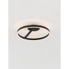 Okrągła lampa na sufit SOLVIRA LE45495 LED 40W 2700-4000K czarny