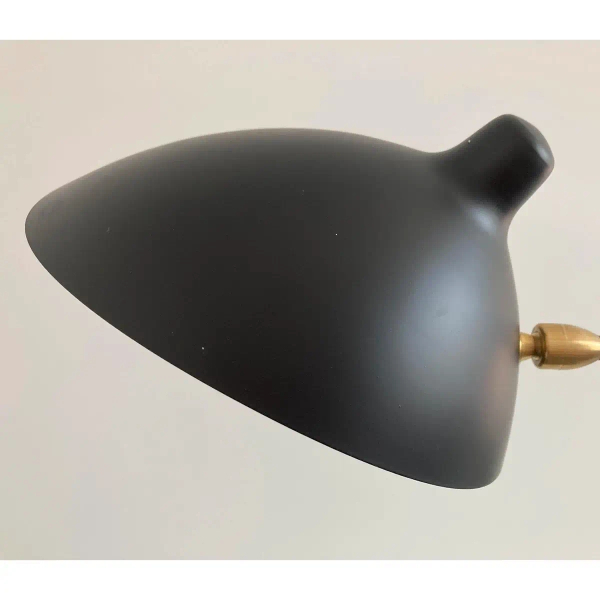 Loftowa lampa podłogowa Crane ST-F8701 Step metalowa czarna