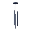 Zwisowa lampa metalowa SOPEL granatowe tubki 3xG9 potrójne 41830
