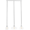 LAMPA wisząca LONGIS 10521309 Kaspa szklana OPRAWA zwis LISTWA sufitowa przezroczysta