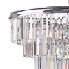 Kryształowa lampa wisząca Eulalia EUL1250 glamour kryształki chrom