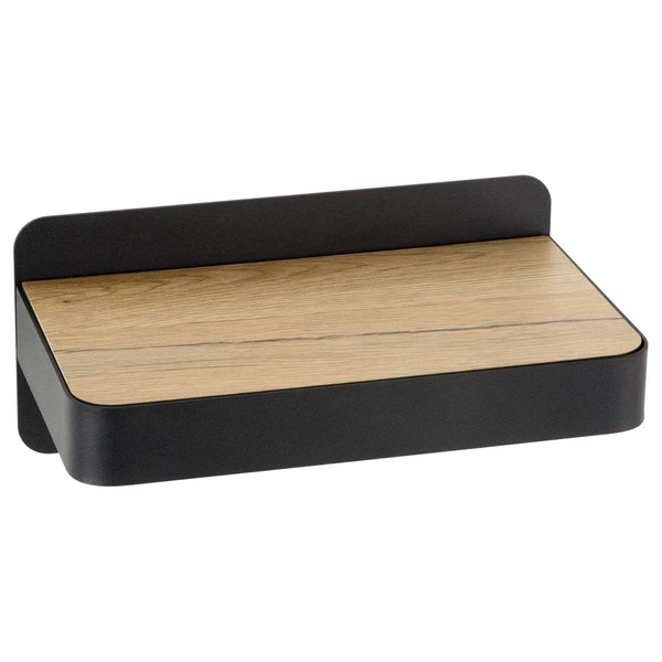 Kinkiet ścienny ATKIN 77280/05/30 LED 5W 3000K z portem USB drewno czarna