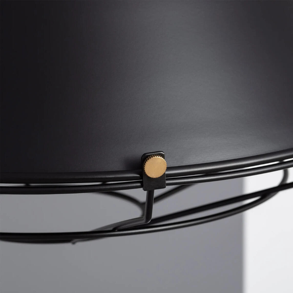 Metalowa lampa nad stół Retro ABR-RRP-C-E27 Abruzzo wisząca czarny