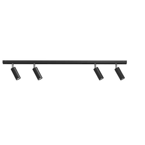 Metalowy system modułowy Pipe 1002 BROSline listwa belka tubka czarny