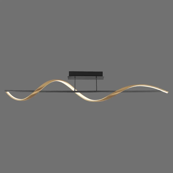 Sufitowa lampa Q-SWING mosiądz antracyt 6385-13 1xLED 24W CCT do salonu