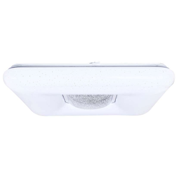 Plafon LAMPA sufitowa YAX ML4402 Milagro kwadratowa OPRAWA glamour LED 24W 3000K – 6000K z efektem gwiazd biała chrom