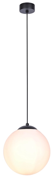 Wisząca lampa kulista Savoy K-4922 ball biała czarna