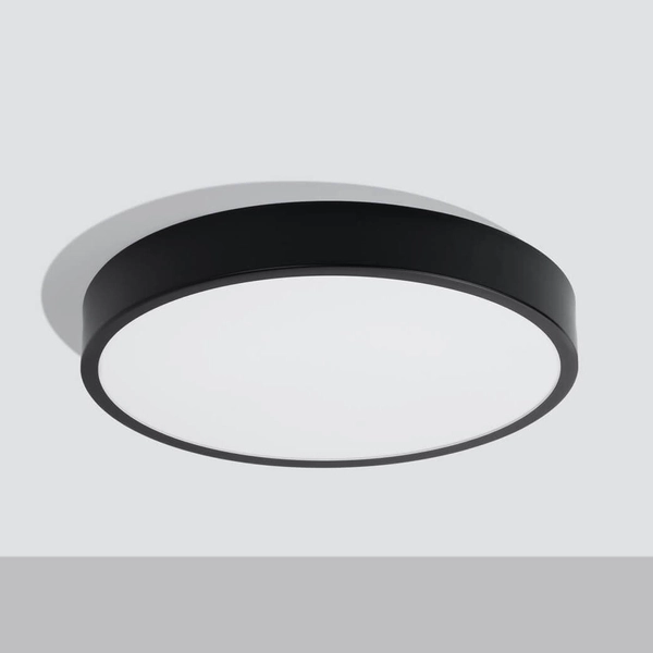 Sufitowa lampa Onyx SL.1246 Sollux LED 32W 3000K minimalistyczna czarna