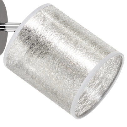 Kinkiet ścienny NEVOA 56794104 loftowa regulowana tuba abażurowa srebrna