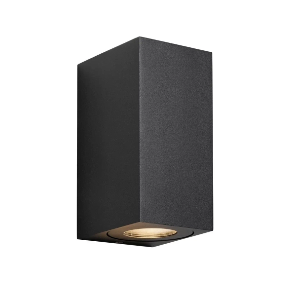 Lampa ścienna prostokątna Canto 49731203 IP44 na elewację czarny