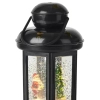 Świąteczna latarenka stojąca Cosy Mikołaj 704568 LED 0,06W 3000K czarna