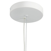 Szklana lampa wisząca ENZO ST-F22020601-D40 white kula biały złoty
