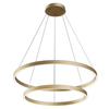 Metalowa lampa wisząca Rim MOD058PL-L74BS4K LED 88W 4000K mosiądz