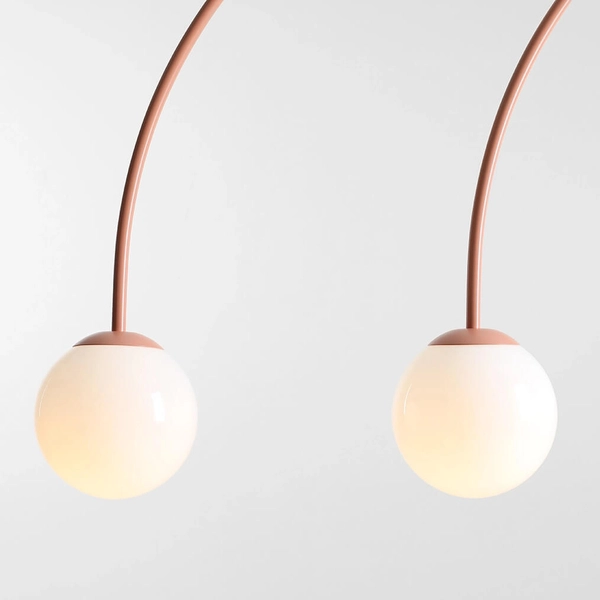 Molekułowa lampa wisząca nad stół UNA 1116L11_S Aldex koralowy