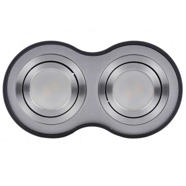 Plafon lampa sufitowa Bross AZ0782 metalowa tuba czarna chrom