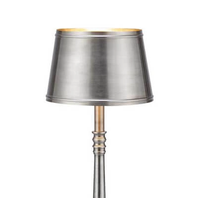 Antyczna lampa stołowa Metallo 108775 Markslojd metalowa srebrna