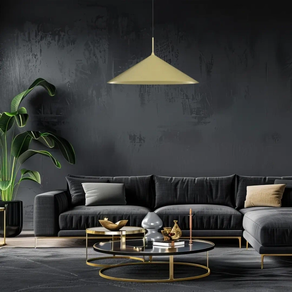 Zwisająca nad łóżkiem lampa CAPITAL MLP0945 do sypialni złota