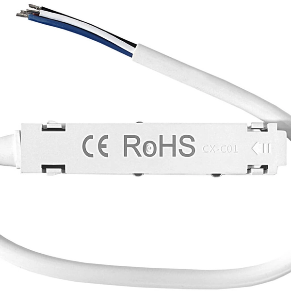 Element zasilający do szyn magnetycznych 837 Domeno LED biały