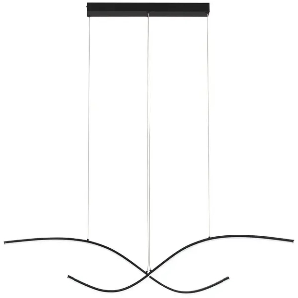 Ściemnialna lampa wisząca CIRVELA LE45485 LED 27W 2700-4000K czarna