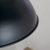 Industrialna lampa wisząca Colman COLMAN-BL do jadalni czarny złoty