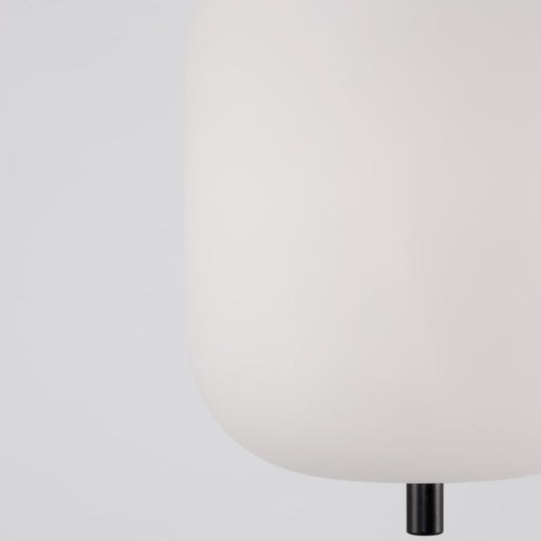 Nowoczesna lampa wisząca Marc LE42722 czarna do przedpokoju loftowy zwis