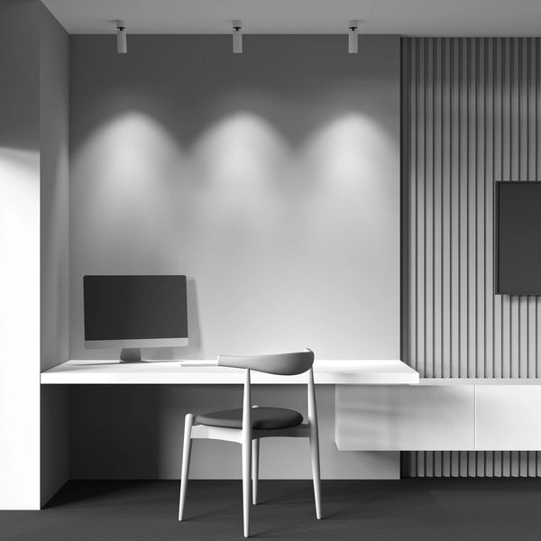 Lampa sufitowa tuba Focus C055CL-L12W3K-W-W LED 12W 3000K biała