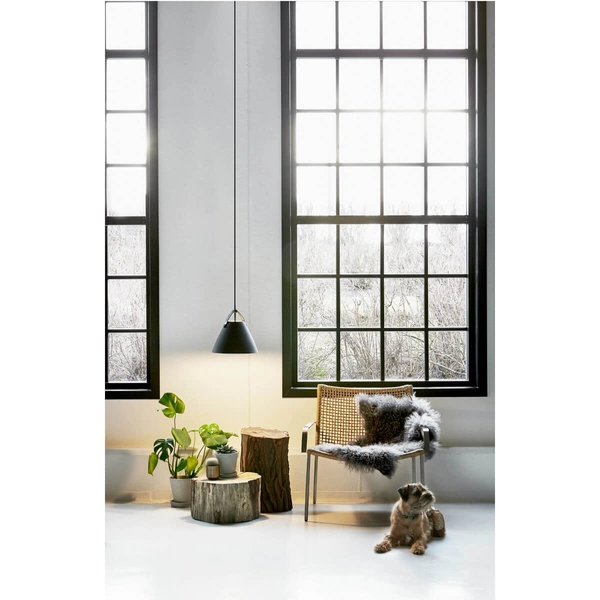 Wisząca lampa nad wyspę Strap 84333003 DFTP metalowa do kuchni czarna