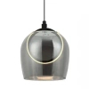 Kopułowa lampa wisząca do salonu 23078 LED 6W 3000K przydymiony czarny
