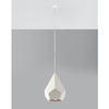 Ceramiczna lampa wisząca SL.0844 do przedpokoju biała