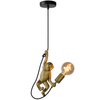 Dekoracyjna lampa wisząca CHIMP 10402/01/30 Lucide małpka złota czarna