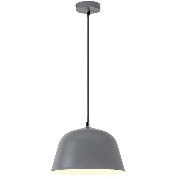 Industrialna lampa wisząca Malia 3095 szary zwis nad wyspę kuchenną